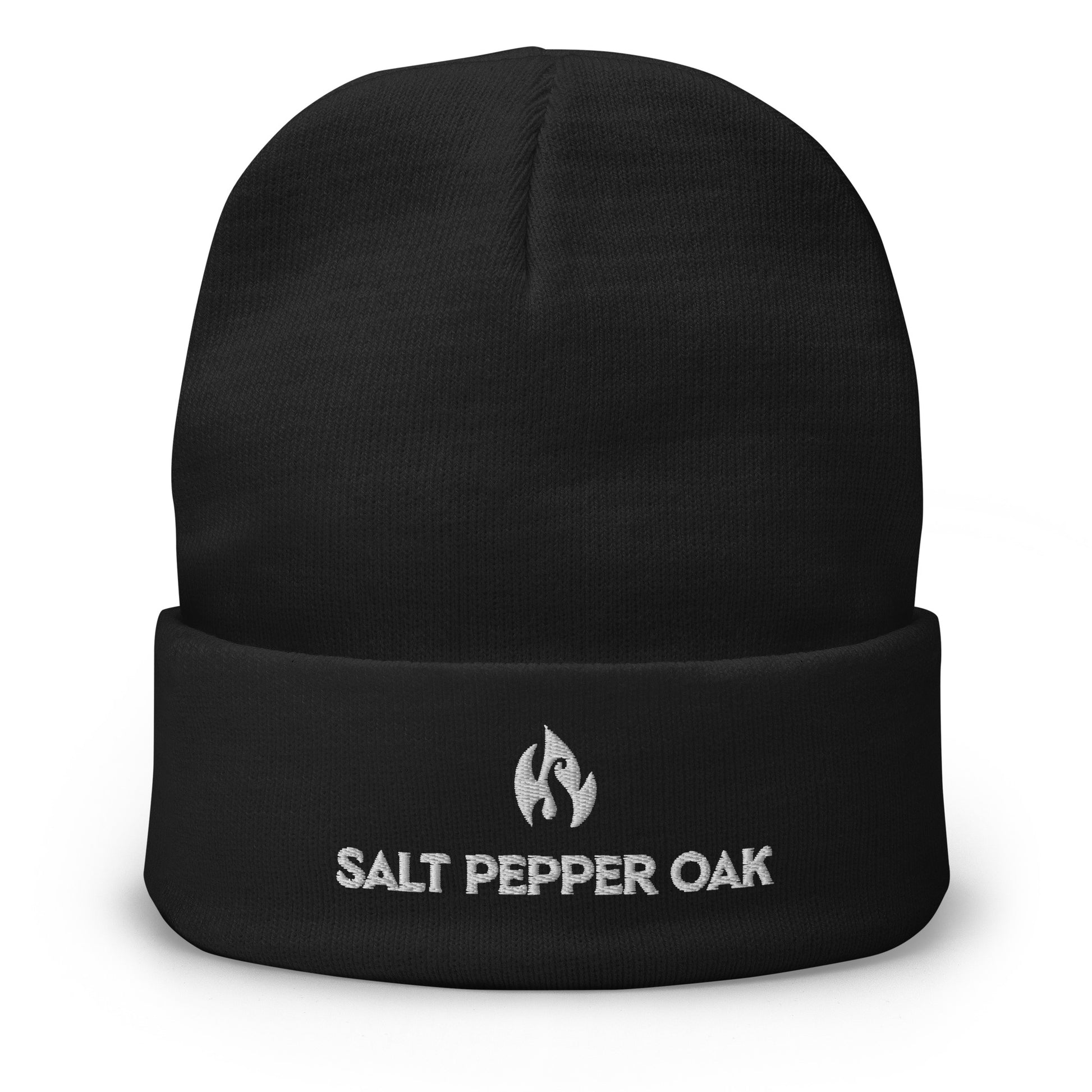 Flame Logo Embroidered Beanie