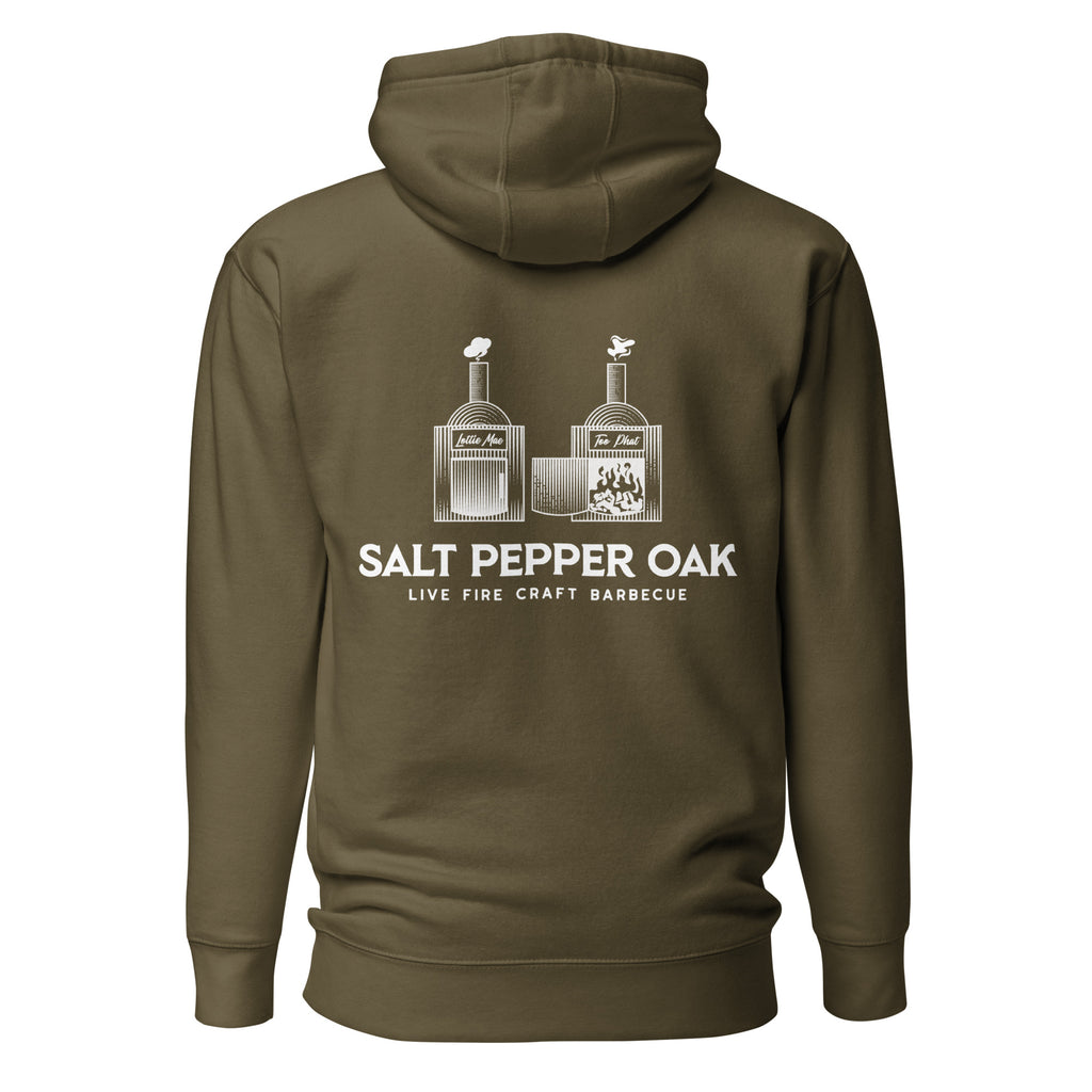 Embroidered SPO & Printed Smokin' Hoodie S-2XL