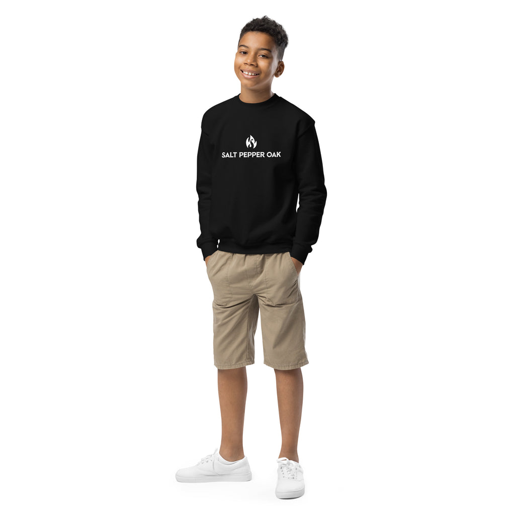 Flame Logo Youth crewneck